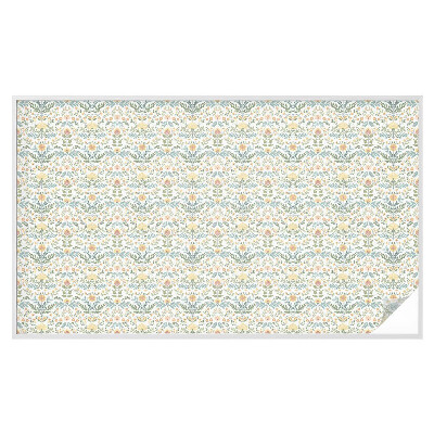 Okenska folija vitraž za zasebnost Cvetlična simetrija