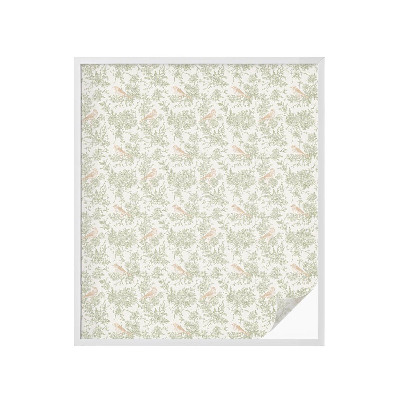 Dekorativna folija za steklo vitraž Ptice rastline