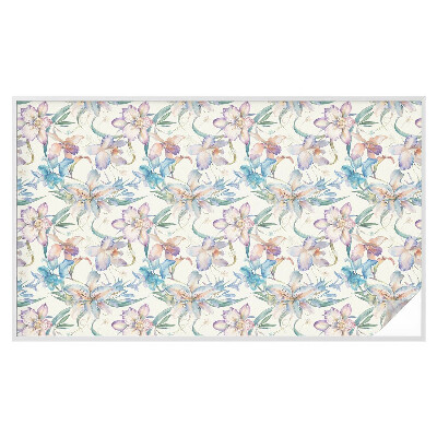 Dekorativna folija za steklo vitraž Cvetlični motiv