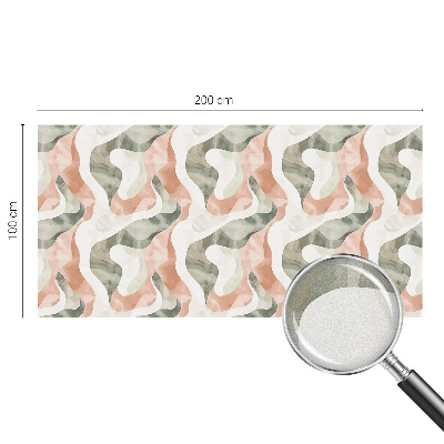 Mlečna folija za okna vitraž Barviti valovi