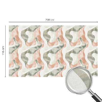 Mlečna folija za okna vitraž Barviti valovi