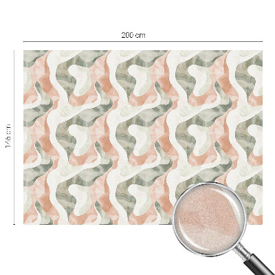 Mlečna folija za okna vitraž Barviti valovi