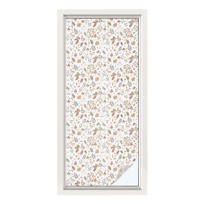 Dekorativna folija za steklo vitraž Jesenski vzorci