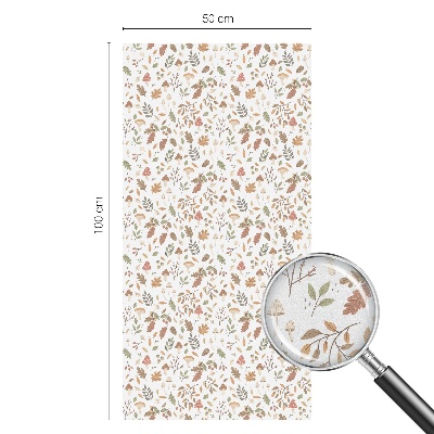 Dekorativna folija za steklo vitraž Jesenski vzorci