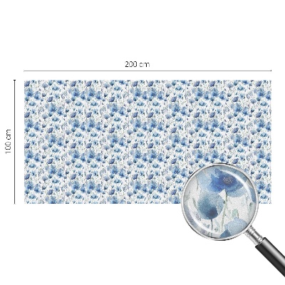 Okenska folija za zaščito pred pogledi Akvarelne rože