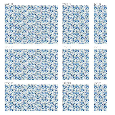 Okenska folija za zaščito pred pogledi Akvarelne rože