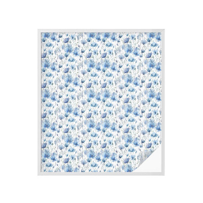 Okenska folija za zaščito pred pogledi Akvarelne rože