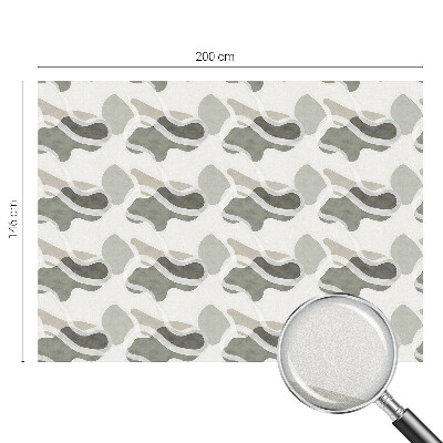 Mlečna folija za okna vitraž Organski vzorec