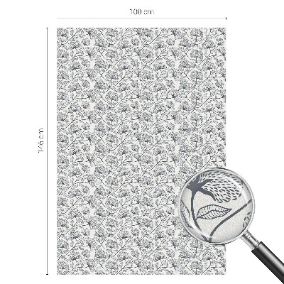 Dekorativna folija za steklo vitraž Botanični motiv