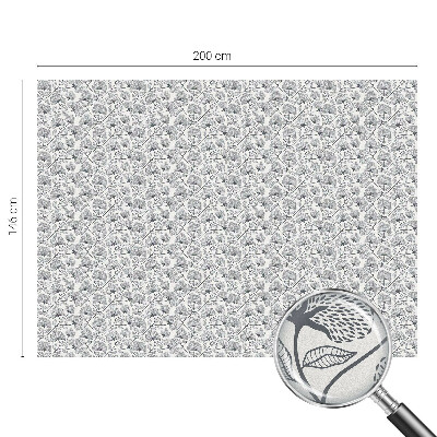 Dekorativna folija za steklo vitraž Botanični motiv