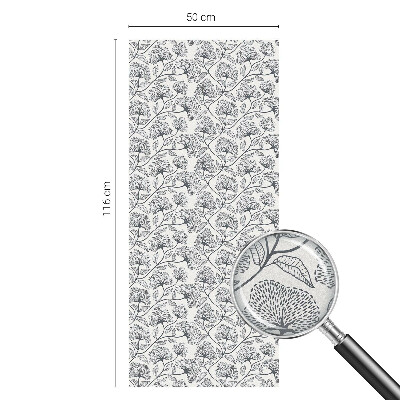 Dekorativna folija za steklo vitraž Botanični motiv