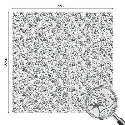 Dekorativna folija za steklo vitraž Botanični motiv