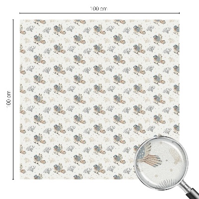 Okenska folija za zaščito pred pogledi Vzorec ptic