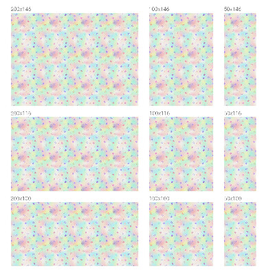 Okenska folija vitraž za zasebnost Mavrični vzorci