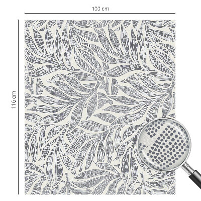 Folija za okna proti soncu Kapljice listov