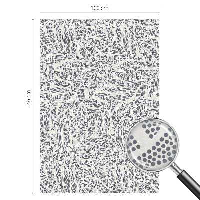 Folija za okna proti soncu Kapljice listov