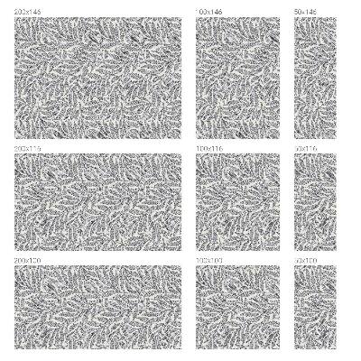 Folija za okna proti soncu Kapljice listov