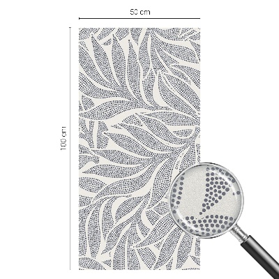 Folija za okna proti soncu Kapljice listov