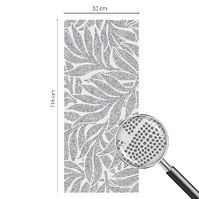 Folija za okna proti soncu Kapljice listov