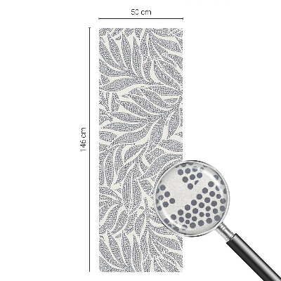 Folija za okna proti soncu Kapljice listov