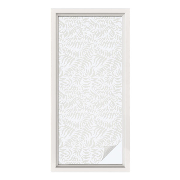 Dekorativna folija za steklo vitraž Listnata eleganca