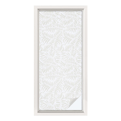 Dekorativna folija za steklo vitraž Listnata eleganca