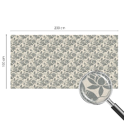 Mlečna folija za okna vitraž Orientalski vzorec