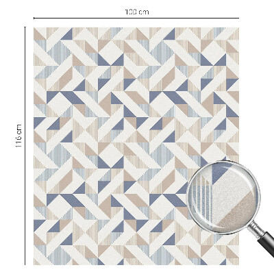 Okenska folija za zaščito pred pogledi Geometrijski vzorci