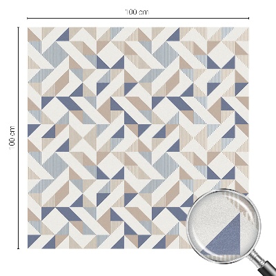 Okenska folija za zaščito pred pogledi Geometrijski vzorci