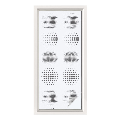 Okenska folija vitraž za zasebnost Pikčasti krogi