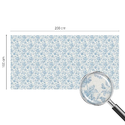 Folija za okna proti soncu Cvetlični vzorec