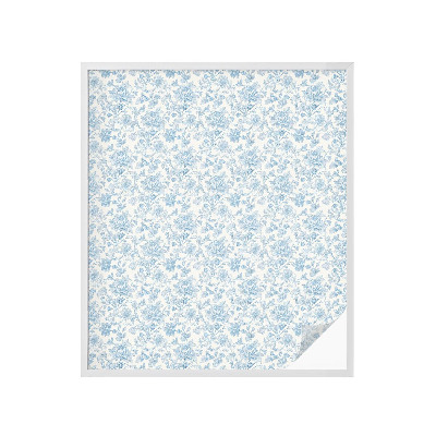 Folija za okna proti soncu Cvetlični vzorec