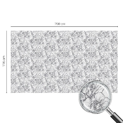 Okenska folija za zaščito pred pogledi Cvetlična eleganca