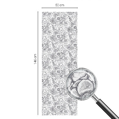 Okenska folija za zaščito pred pogledi Cvetlična eleganca