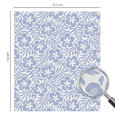 Dekorativna folija za steklo vitraž Cvetovi hibiskusa