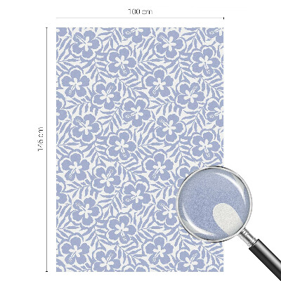 Dekorativna folija za steklo vitraž Cvetovi hibiskusa