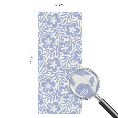 Dekorativna folija za steklo vitraž Cvetovi hibiskusa