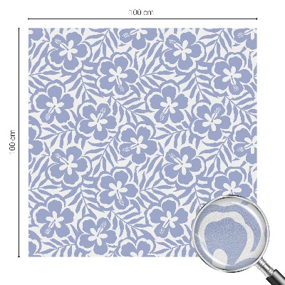 Dekorativna folija za steklo vitraž Cvetovi hibiskusa