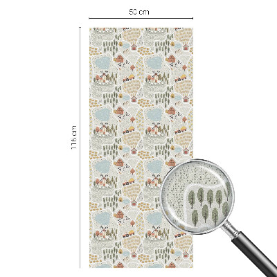 Folija za okna proti soncu Idilična vas