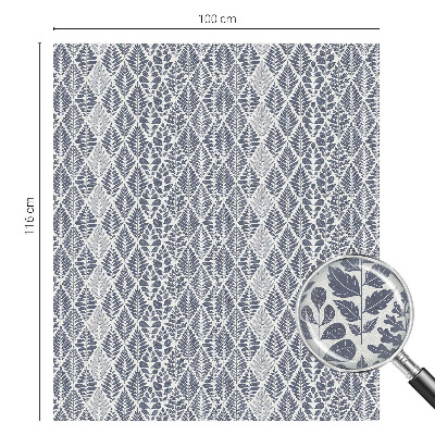 Folija za okna proti soncu Vzorčasti listi