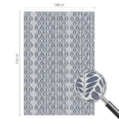 Folija za okna proti soncu Vzorčasti listi