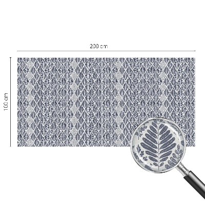 Folija za okna proti soncu Vzorčasti listi