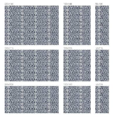 Folija za okna proti soncu Vzorčasti listi