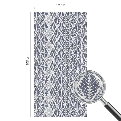 Folija za okna proti soncu Vzorčasti listi