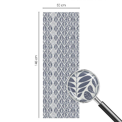 Folija za okna proti soncu Vzorčasti listi