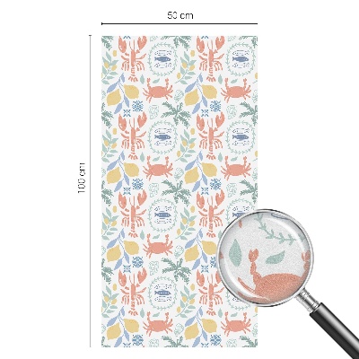 Okenska folija za zaščito pred pogledi Navtični motivi