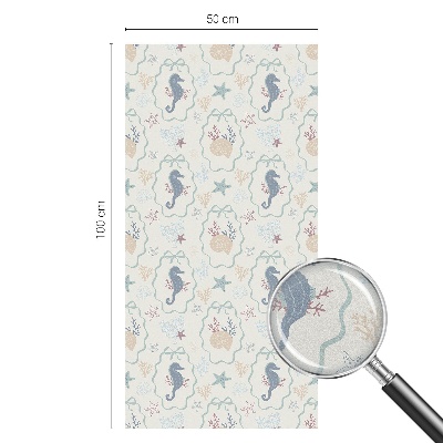 Okenska folija za zaščito pred pogledi Morski konjički