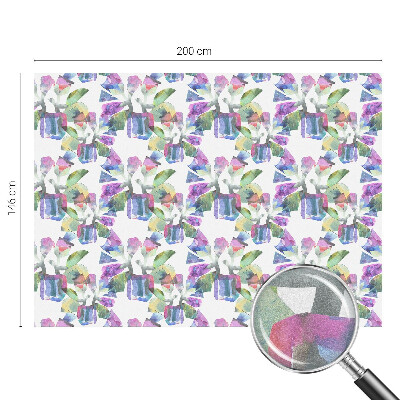 Dekorativna folija za steklo vitraž Barvita abstrakcija