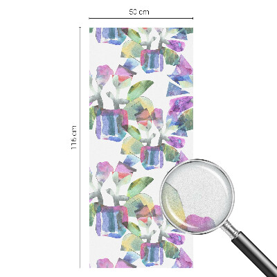 Dekorativna folija za steklo vitraž Barvita abstrakcija