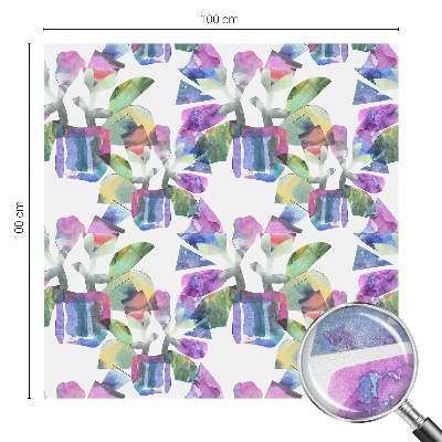 Dekorativna folija za steklo vitraž Barvita abstrakcija